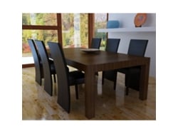 Maison Exclusive - Sillas De Comedor 6 Unidades Cuero Sintético Negro