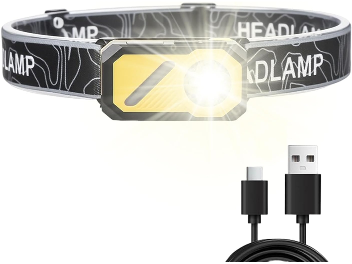 Luces LED Slowmoose para correr, carga USB, luz nocturna, senderismo, acampada.