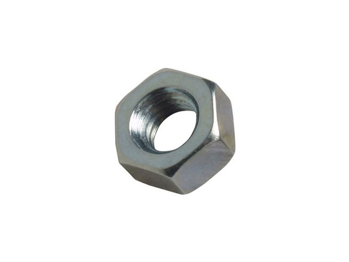 Caja Con 3000 Tuercas Hexagonales De Zinc M 4 Din 934 4.8 Torfix