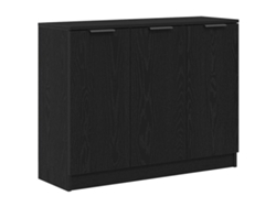 Aparador | Buffet Roble Negro 90,5 x 30 x 70 cm Madera Procesada
