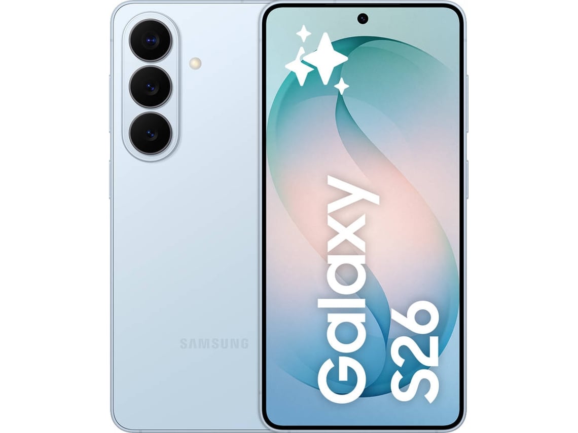  Smartphone SAMSUNG Galaxy S26 (6.3'' - 12 GB - 256 GB - Azul Claro)