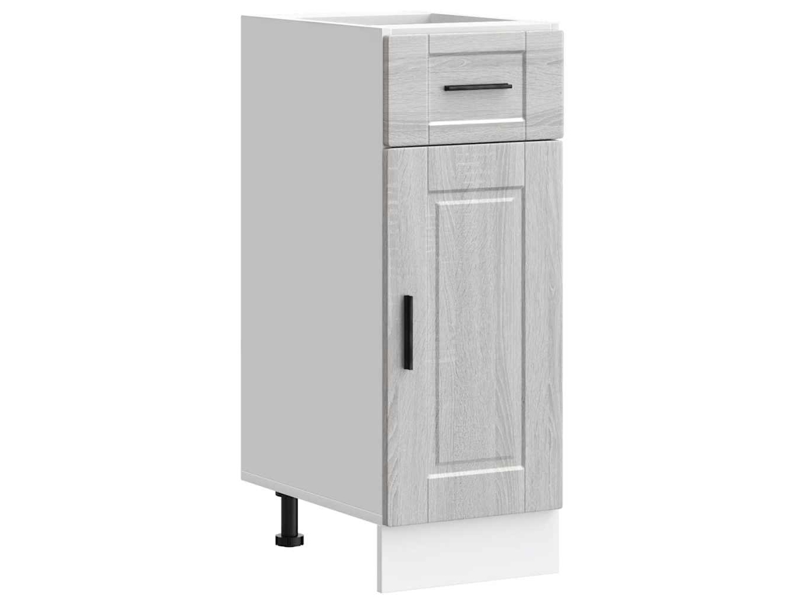 Mueble bajo de cocina Porto, derivados de la madera, gris, Sonoma EXCLUSIVO DE LA CASA