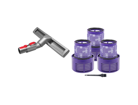 Ad-1 cabezal de cepillo para Dyson y 3 filtros Hepa de repuesto V10