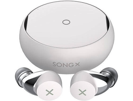 Auriculares Bluetooth True Wireless CHRONUS SX06 809-XW2 (In Ear - Micrófono - Noise Cancelling - Blanco)