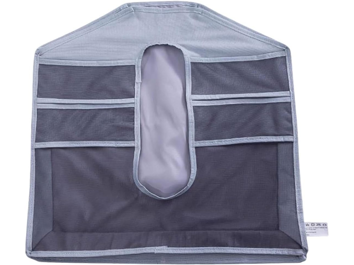 Organizador colgante grande para calcetines y ropa interior, fabricado en fibra de poliéster lavable, ideal para organizar tu armario - GOKOCO