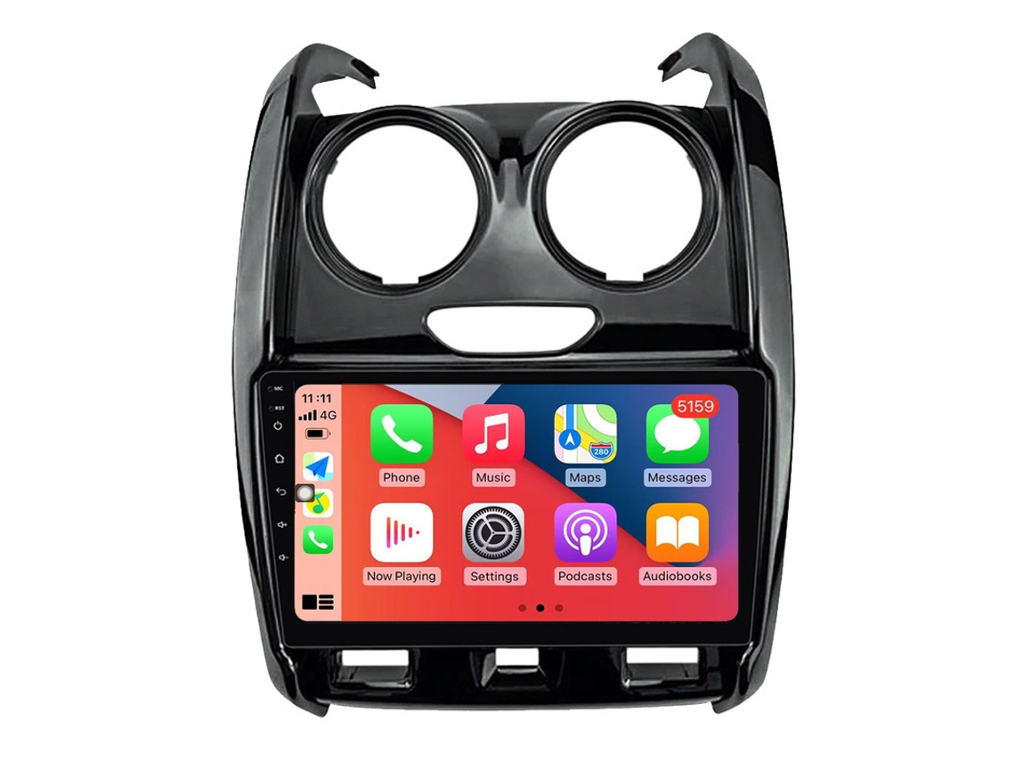 Coche Radio Android Auto Autoradio 8GB RAM 128G ROM CarPlay Navegación GPS Pantalla Táctil RoverOne para Renault Duster 2015 - 2021 para LADA Largus 2021 