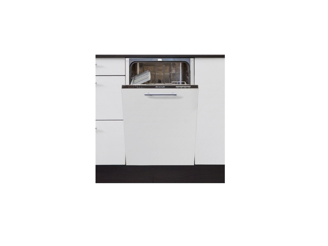 Lavavajillas Integrable BRANDT VS1010J (10 Cubiertos - 44.8 cm - Panel Negro)