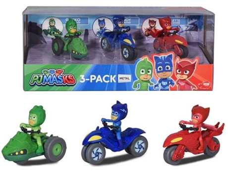 Coche PJ MASKS Pj Mask Set 3 Motos Metal (Edad MÁÂÁÂÁÂÁ nima: 3 AÁÂÁÂÁÂÁ±os)