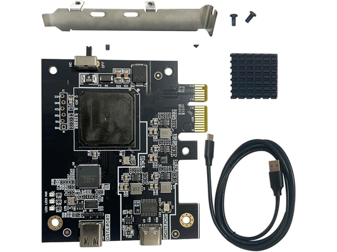 Módulo de acceso PCIe FPGA para placa de condensador DMA 75T Kmbox Makcu Video Blender SFUSHOS