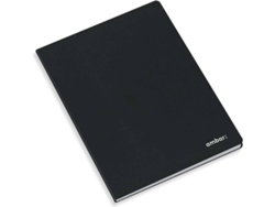 Cuaderno Engrapado AMBAR Negro (A5 - Liso - 80 Hojas)