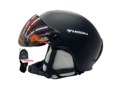 (negro S) Casco De Esquí Con Gafas Para Deportes Al Aire Libre: Esquí Y Snowboard