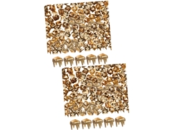 2000 Piezas De Mini Remaches Metálicos Con Forma De Estaca Para Decoración De Ropa Y