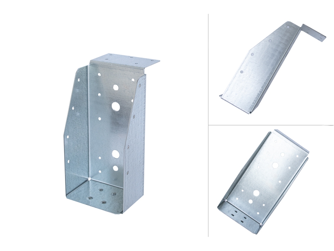 Soporte De Viga Pesada Con Labio Galvanizado Para Vigas WOVAR 9,5 X 19,5 Cm Por Pieza
