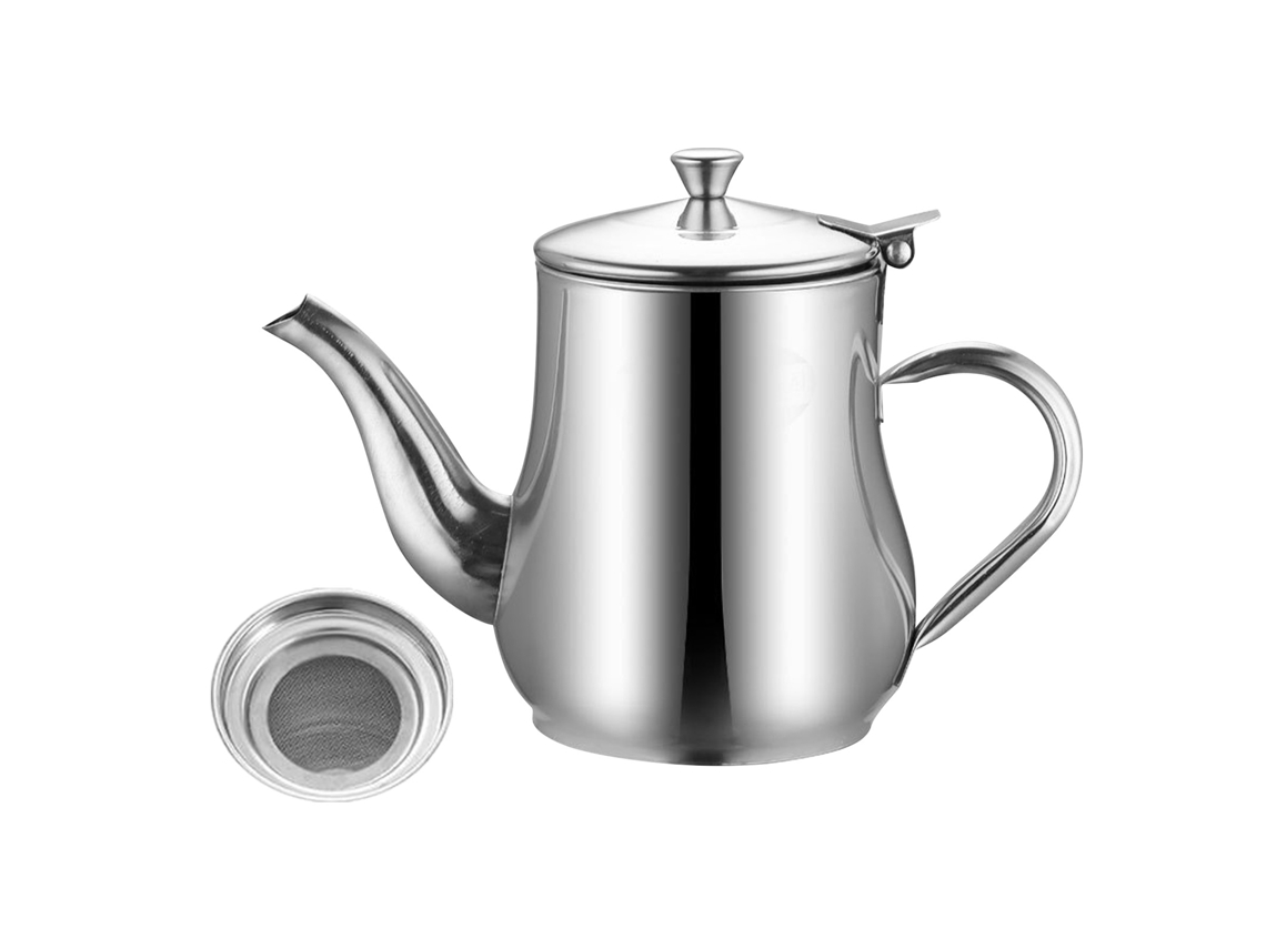 Botella De Aceite Multifuncional De Acero Inoxidable A Prueba De Fugas Con Filtro, 48 Oz, Para Uso En La Cocina.