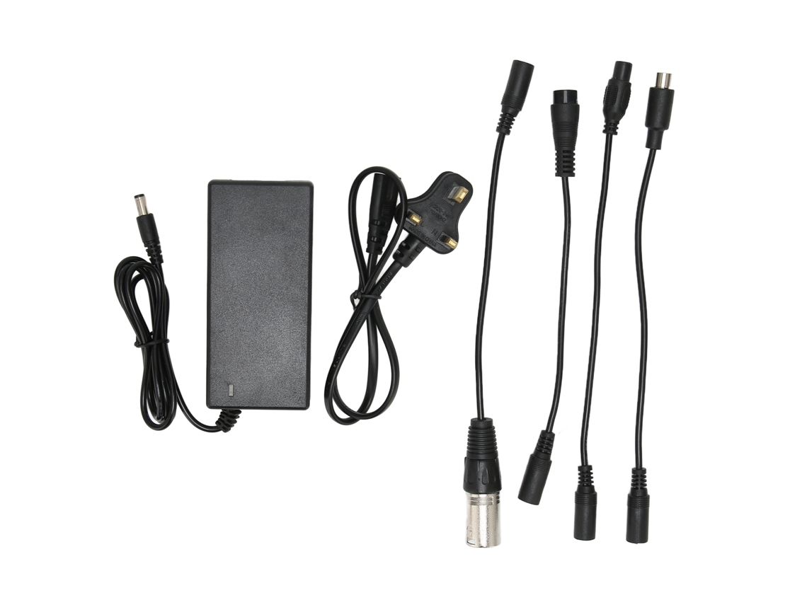 Cargador De Batería De 42 V 2 A, Adaptador De Corriente Universal Para Baterías De Litio De 36 V, Enchufe Británico.