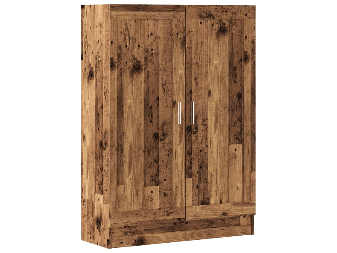 Maison Exclusive - Armario De Libros Madera Ingeniería Envejecida 82,5x30,5x115 Cm