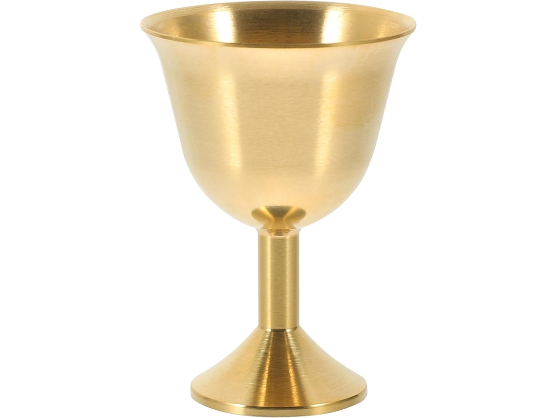Hogar Copa De Cobre Con Triple Luna Y Pentagrama.