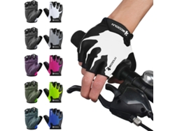 Guantes Deportivos Sin Dedos Con Propiedades Antideslizantes Y De Absorción De Impactos Para Ciclismo, Levantamiento De Pesas, Actividades Al Aire Libre Y Ciclismo De Montaña.