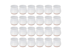Protectoras De Patas De Sillas Antiarañazos Reducen Ruido 24pcs Para Hogar Café Restaurante