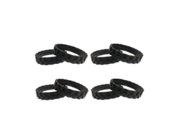 8 piezas de fundas para neumáticos compatibles con ruedas de las series Irobot Roomba 500, 600, 700, 800 y 900.