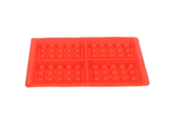 Molde De Silicona Reutilizable Para Waffles Magdalenas Pasteles 4 Cuadrículas Rectangular Accesorio De Cocina