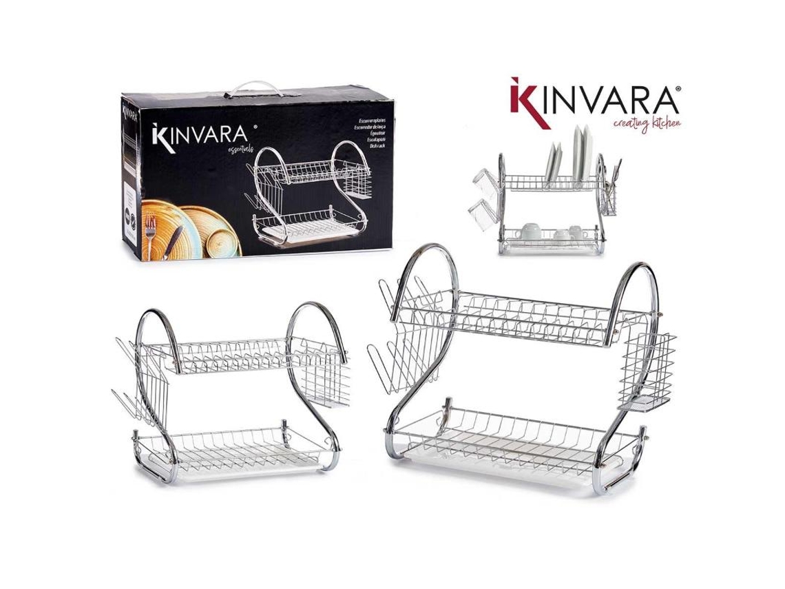 Escurreplatos metal + bandeja 89586