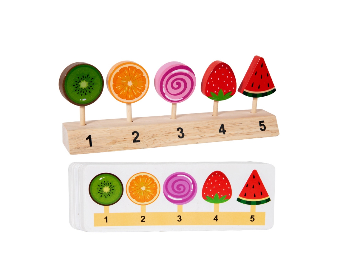 Juguete de simulación preescolar con comida para desarrollar el razonamiento lógico. Mdug (paleta).