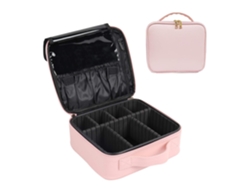 VVJIJILLY Mala De Viagem Impermeável Para Maquilhagem Com Divisórias Ajustáveis, Bolsa Organizadora Portátil Para Cosméticos, Joias E Acessórios Digitais