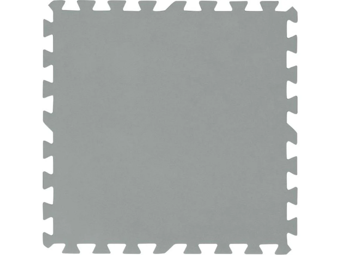 Protector de Suelo para Piscinas BESTWAY 9 Piezas de 50x50 cm Polietileno Esponjoso Gris