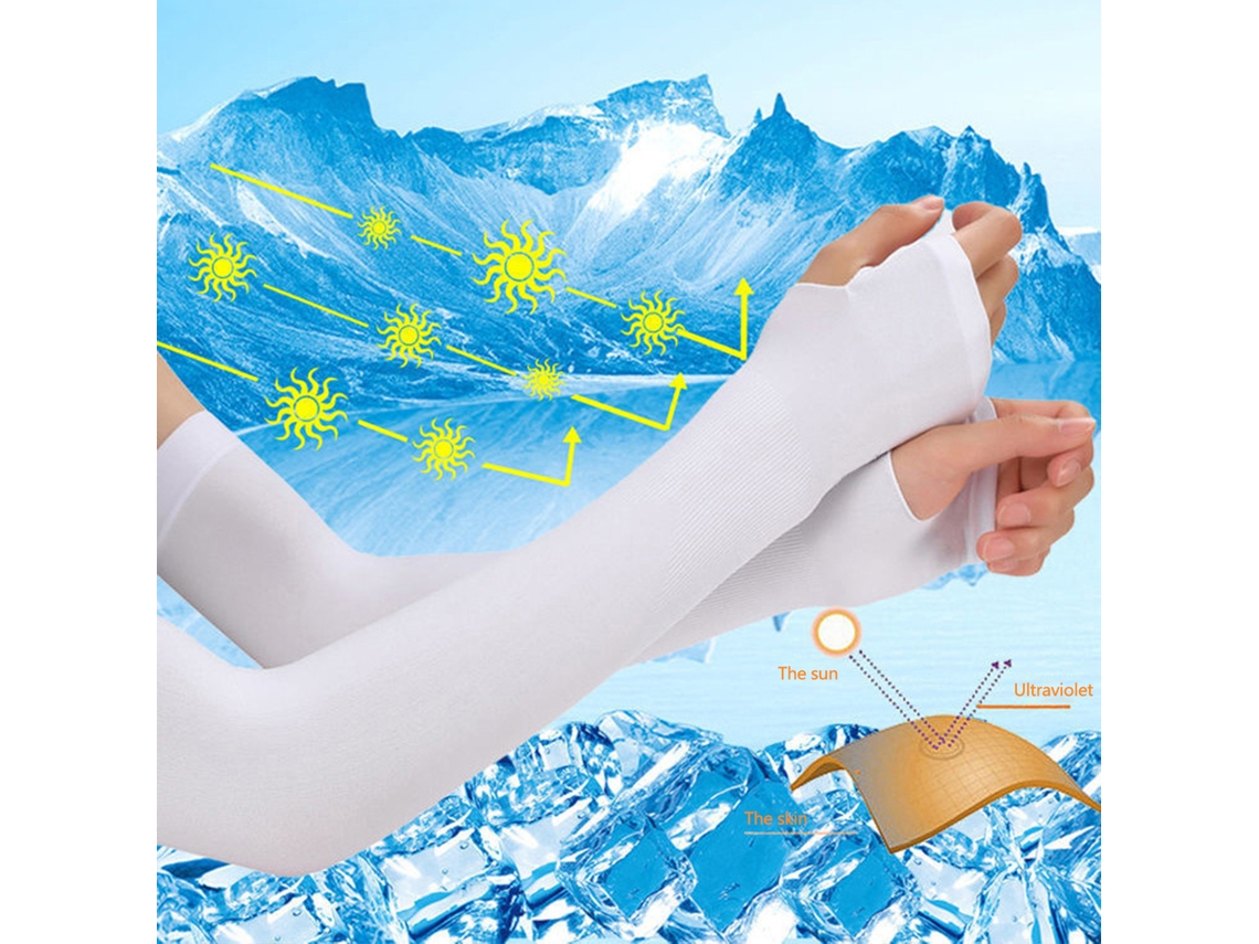 Manga Unisex Anti-uv Con Protección Solar, Elástica, Transpirable Y De Secado Rápido Para Motociclismo Y Actividades Al Aire Libre.