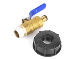 Adaptador De Tanque Ibc Com Válvula E Conector De Bico Pequeno Peças De Conexão 3/4 Polegada