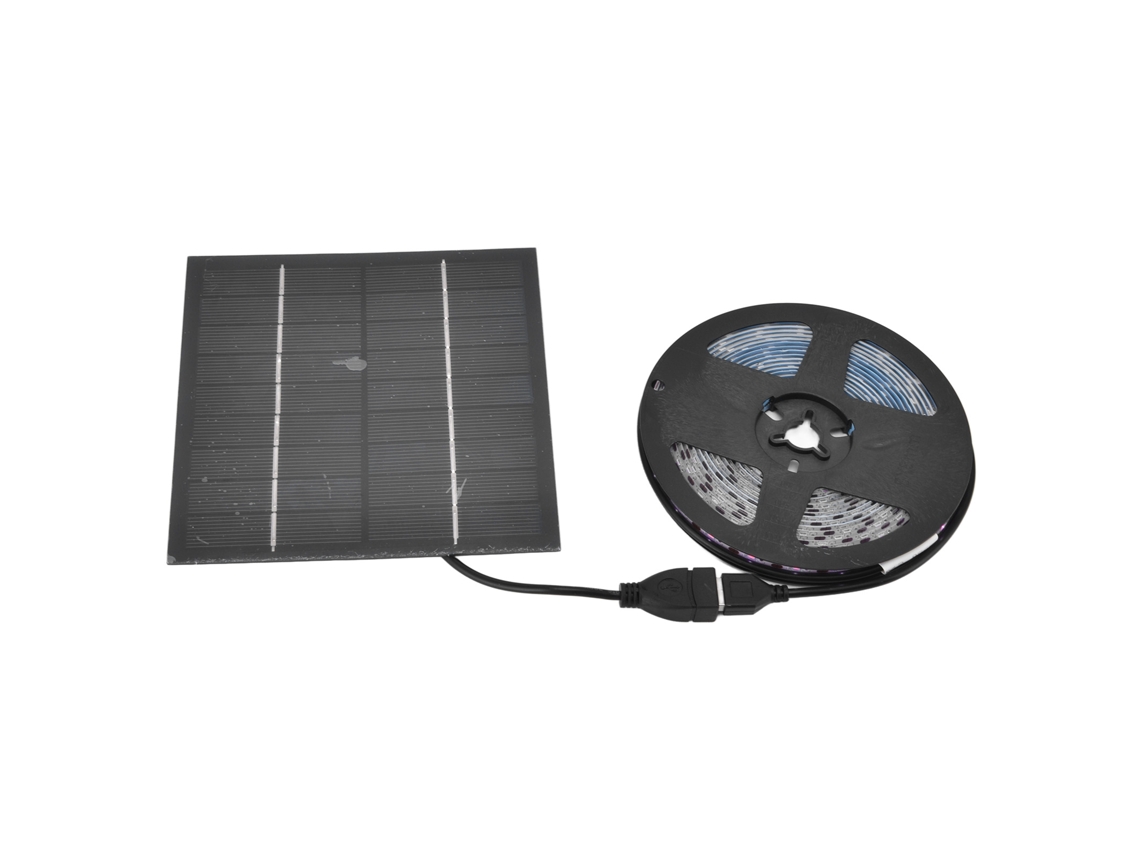 Tira De Luz Led Solar De 5 W Con Alto Flujo Luminoso Para El Cultivo De Plantas - 3 Metros