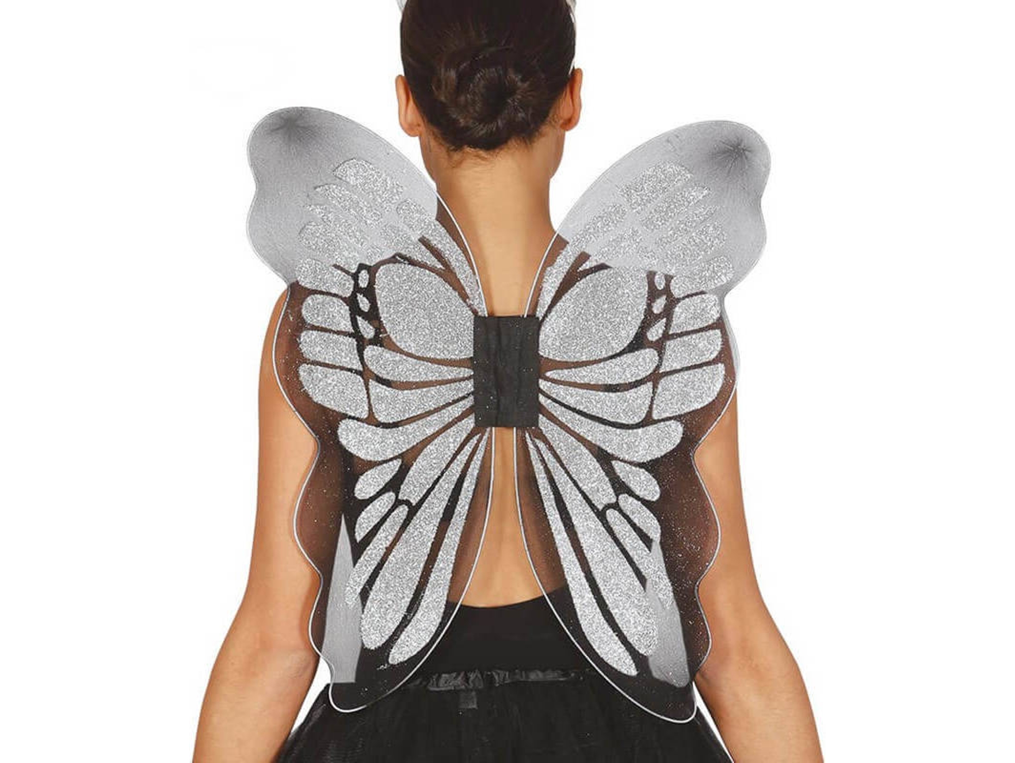 Alas DISFRAZZES Alas De Mariposa Plateadas