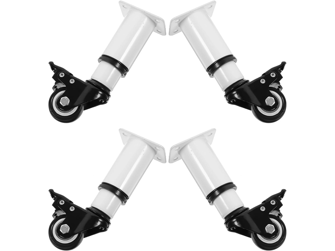 Patas Ruedas Ajustables Muebles Metal Giratorias Altura