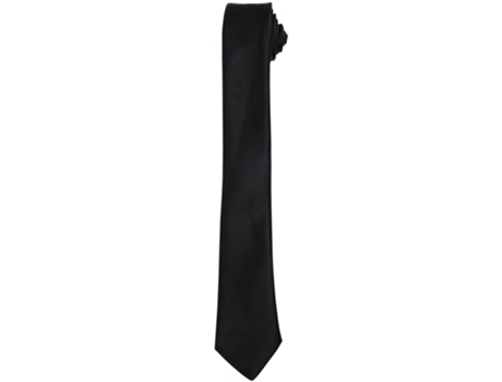 Corbata de Hombre PREMIER Fina Negro (Talla Única)