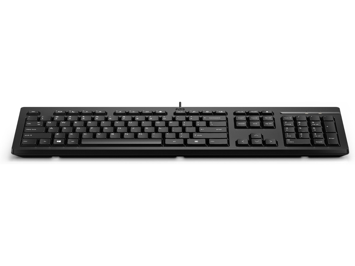 HP 125 Wired Keyboard Teclado Usb Negro