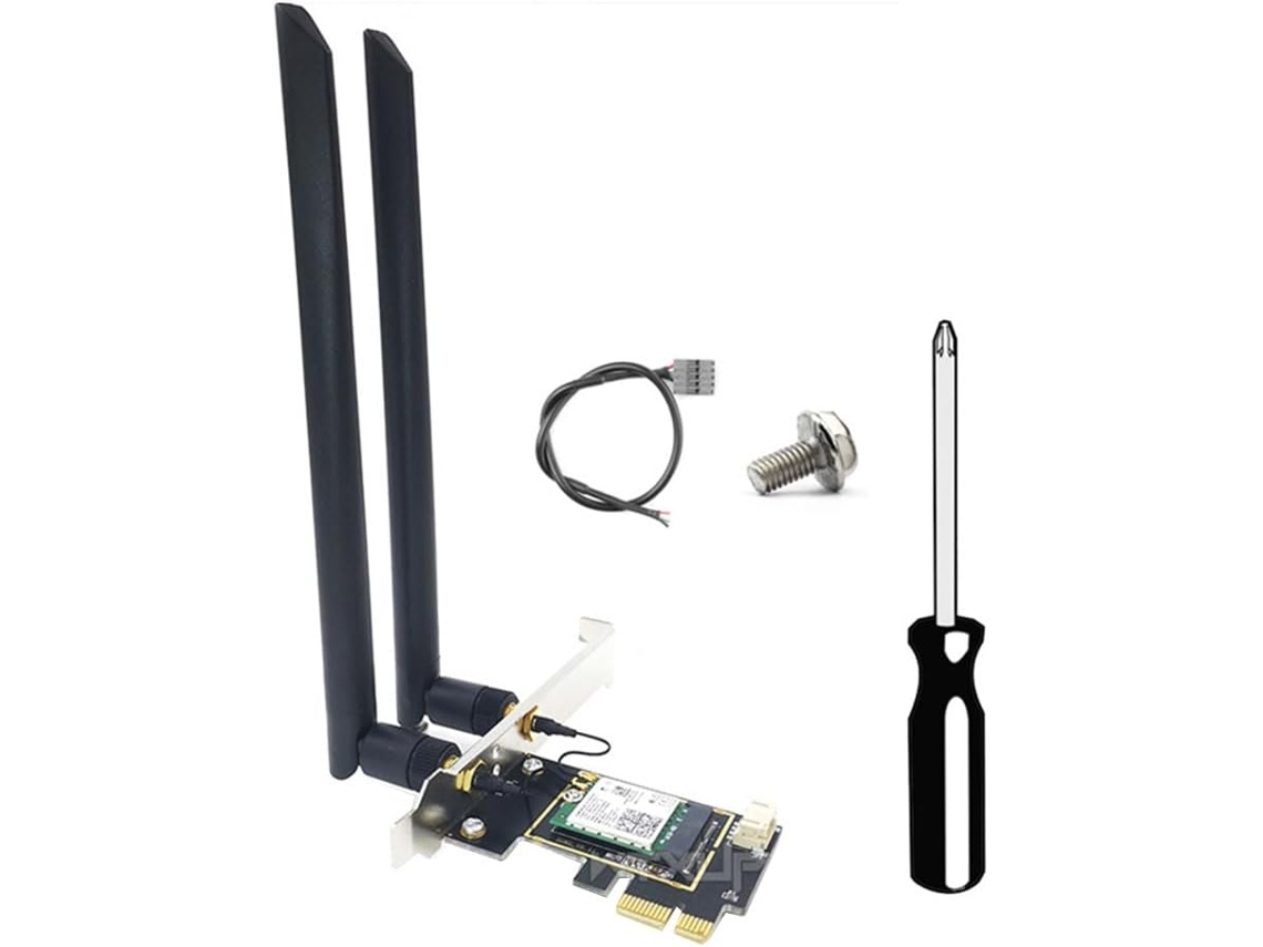 Tarjeta Pcie Wifi 7 Be200 Sin Bluetooth 5.4, Triple Banda (2.4g, 5g, 6ghz) Para Windows 11.