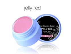 Rebe-15g Gel De Extensão De Unhas Profissional Rápido Fácil De Remover Manicura Uv Acessório Cor Vermelho Rosa