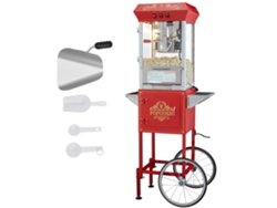 Máquina profesional para hacer palomitas de maíz de 850 W con gran capacidad e iluminación LED Tekmaquinas