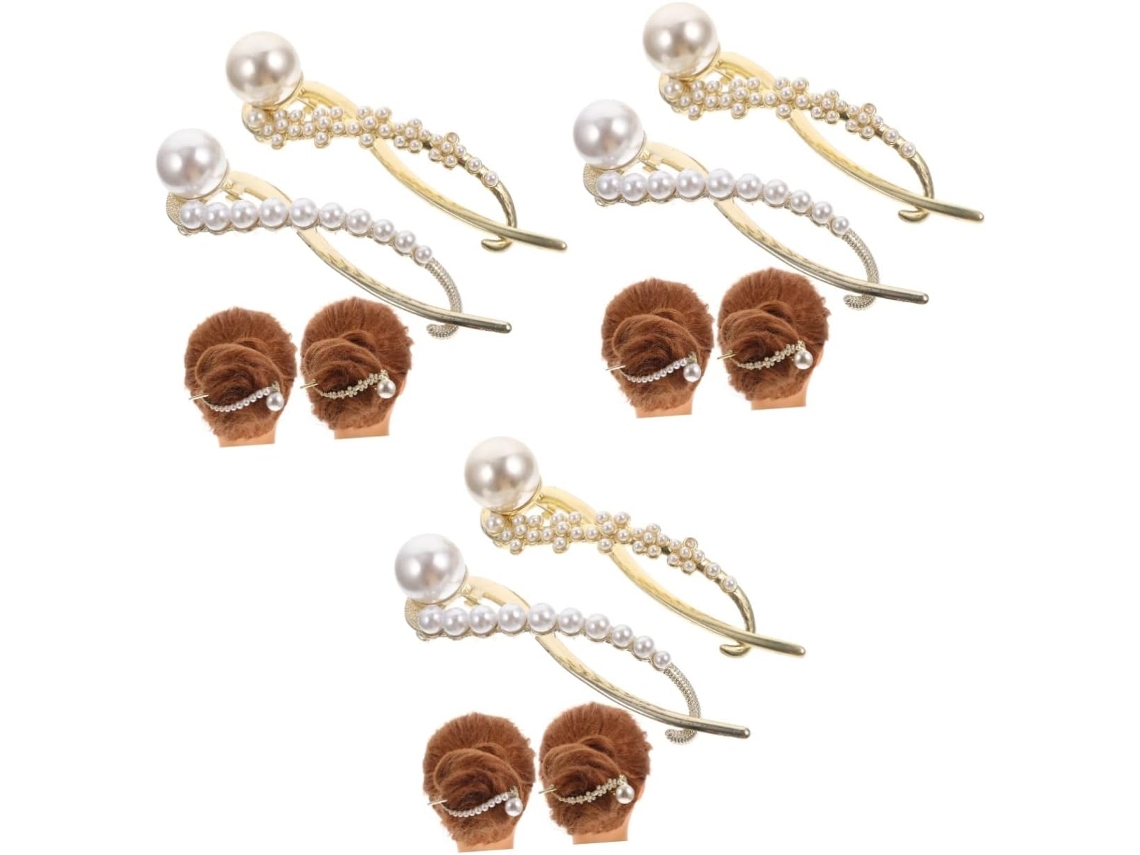 Juego De 6 Pinzas Para El Cabello Con Elegantes Accesorios Para Bodas Y Eventos Especiales.