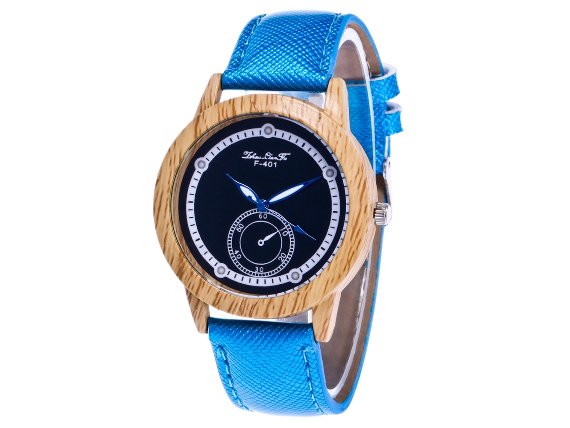 Elegante Reloj De Pulsera Unisex De Cuarzo, Duradero, Diseño Moderno, Azul.