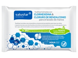 BREVIA Toallitas Húmedas Clorhexidina Y Cloruro de Benzalconio 10 Unidades