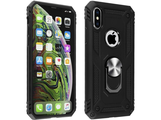Funda iPhone XS Max AVIZAR Anillo Negro