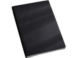 Cuaderno De Tapa Dura De Cuero Sintético De 200 Hojas Con Ranuras Laterales Para