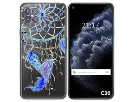 Carcasa Cubot C30 TUMUNDOSMARTPHONE Dibujos Transparente Multicolor