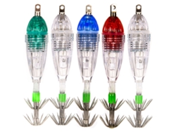 5 Luces Led Subacuáticas Para Pesca Nocturna Con Anzuelos, Encendedor De Calamares, Resistente Al Agua.
