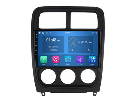 Autoradio 4GB RAM64GB ROM ROVERONE para Dodge Caliber PM 2009 - 2013 CarPlay Android Coche Radio Bluetooth Navegación