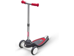 QPLAY Patinete Infantil 3 Ruedas con Altura Regulable, Luces LED y Diseño Plegable Estable