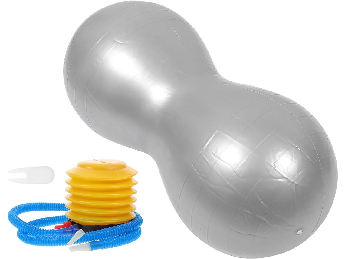 Pelota De Masaje Inflable Peanut, Pelota De Yoga Gruesa Antiexplosión