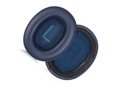 Almohadillas de cuero proteico Szsmart para auriculares Qcy H3 (paquete de 2), color azul
